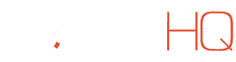 The b2b logo on an orange background.