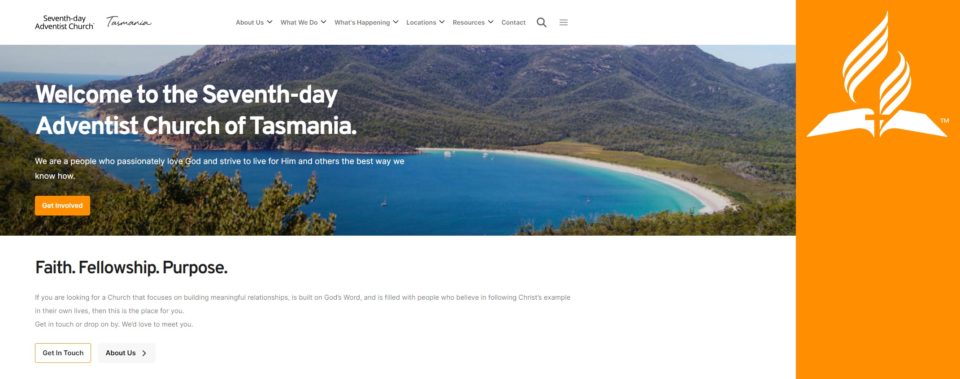 The website for the seventh day adventist church of tasmania.